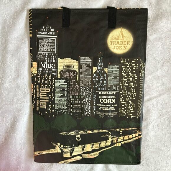 Trader Joe’s Nocturne Reusable Grocery Tote Bag Rare Collectible - Picture 1 of 4